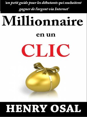 cover image of Millionnaire en un clic